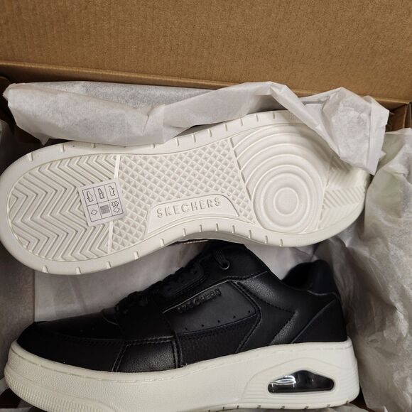 Skechers Uno Courted Sneakers – Women’s 9.5, Black - memory foam - Picture 11 of 11